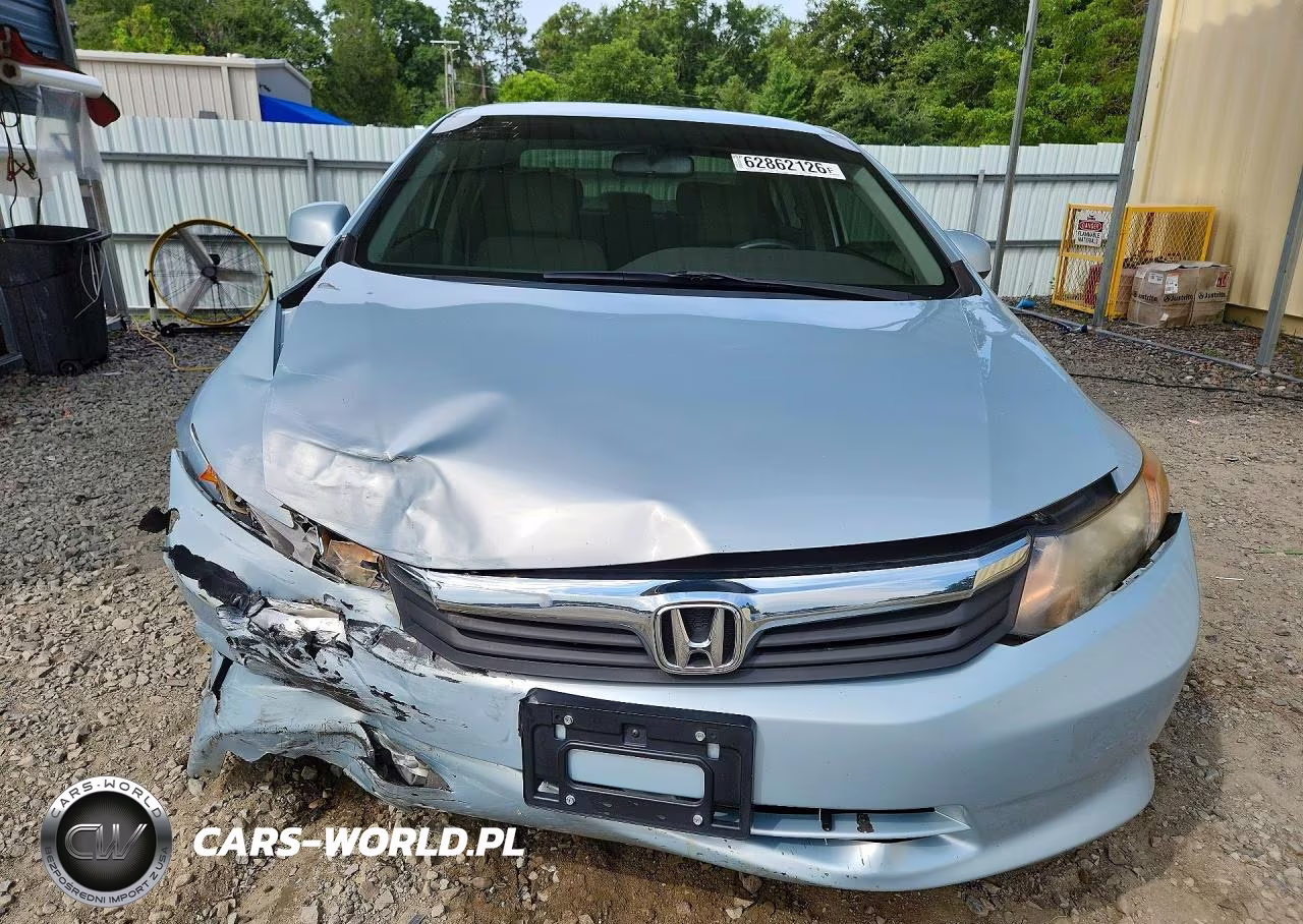 2012 Honda Civic Lx VIN:JHMFB2F5XCS001957 - 5