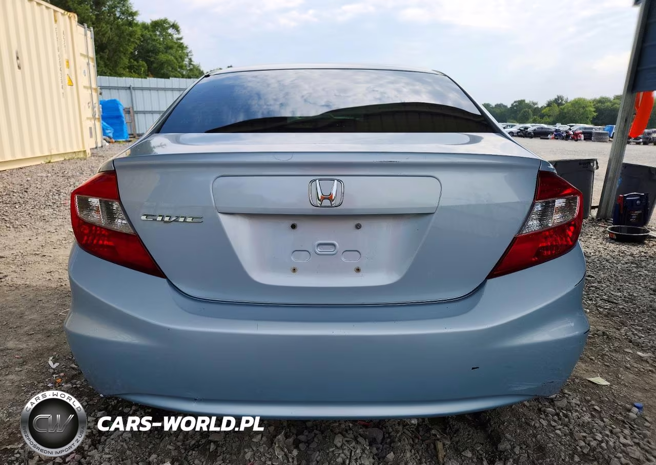 2012 Honda Civic Lx VIN:JHMFB2F5XCS001957 - 6