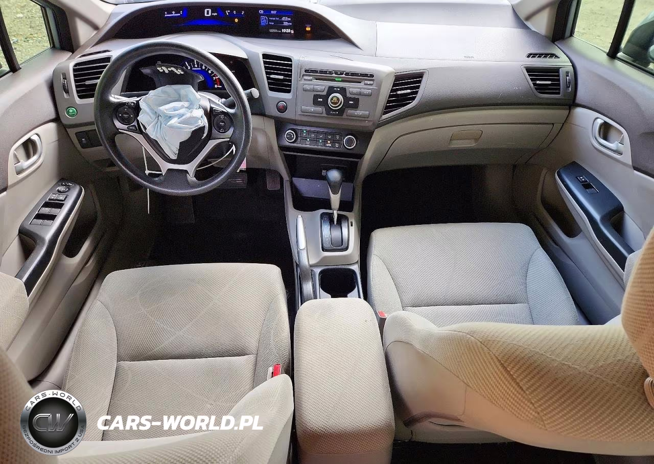 2012 Honda Civic Lx VIN:JHMFB2F5XCS001957 - 8