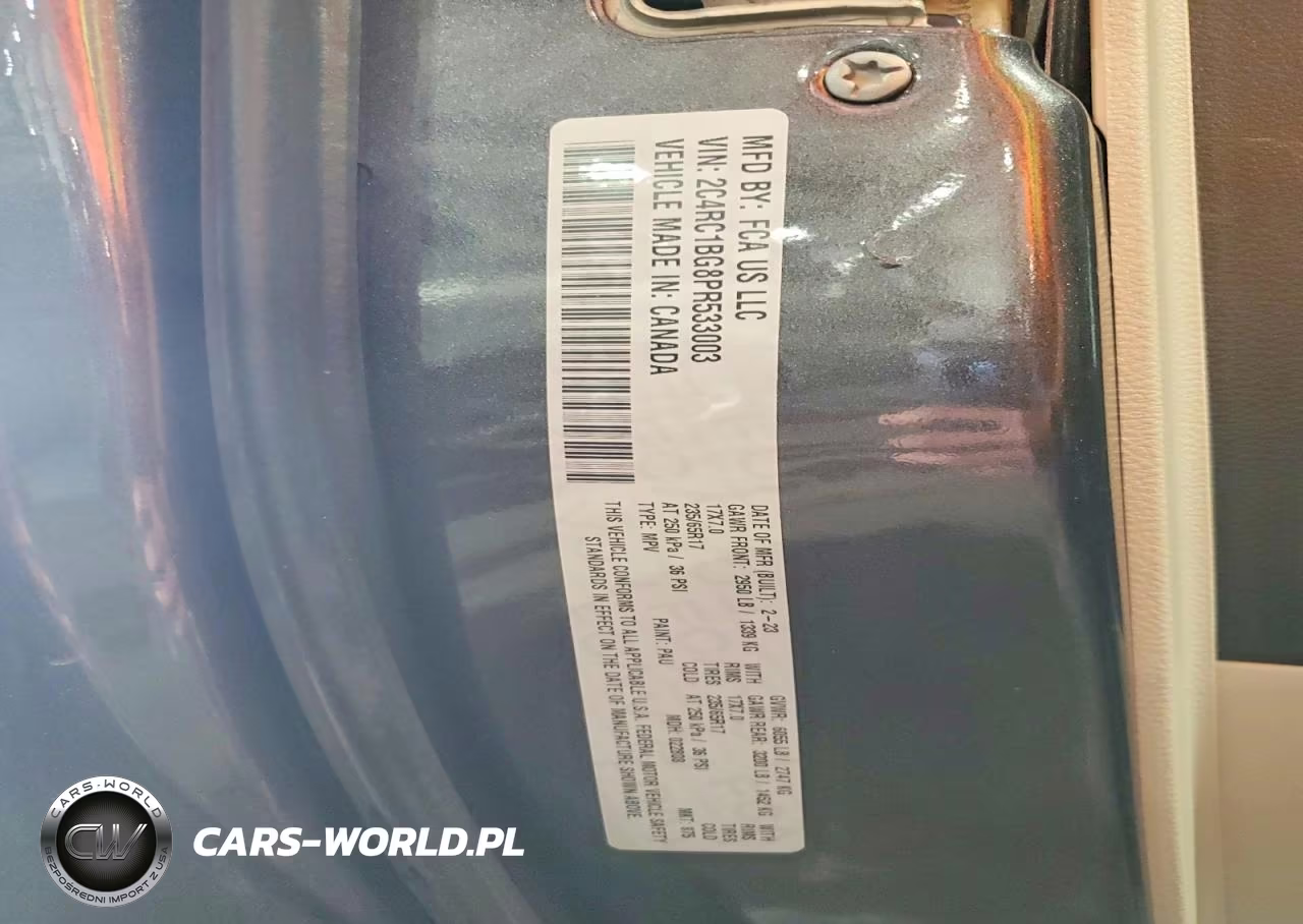 2023 Chrysler Pacifica Touring L VIN:2C4RC1BG8PR533003 - 13
