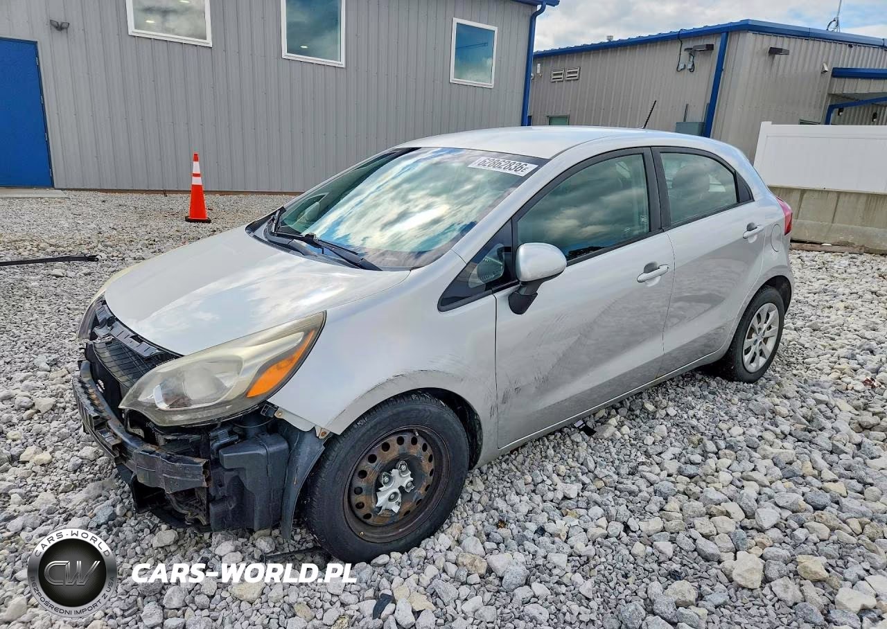 2012 Kia Rio Lx VIN:KNADM5A39C6015896 - 1