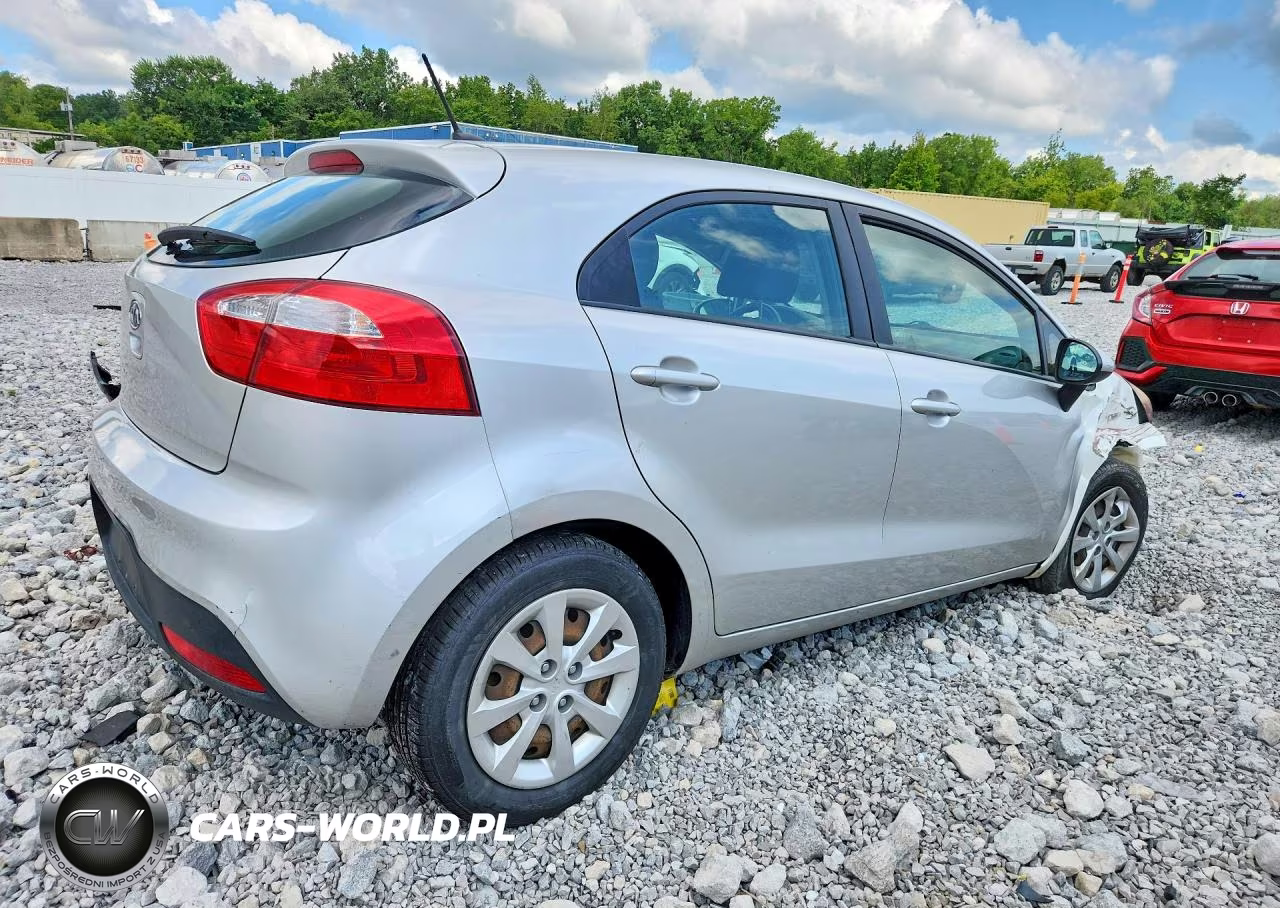 2012 Kia Rio Lx VIN:KNADM5A39C6015896 - 3