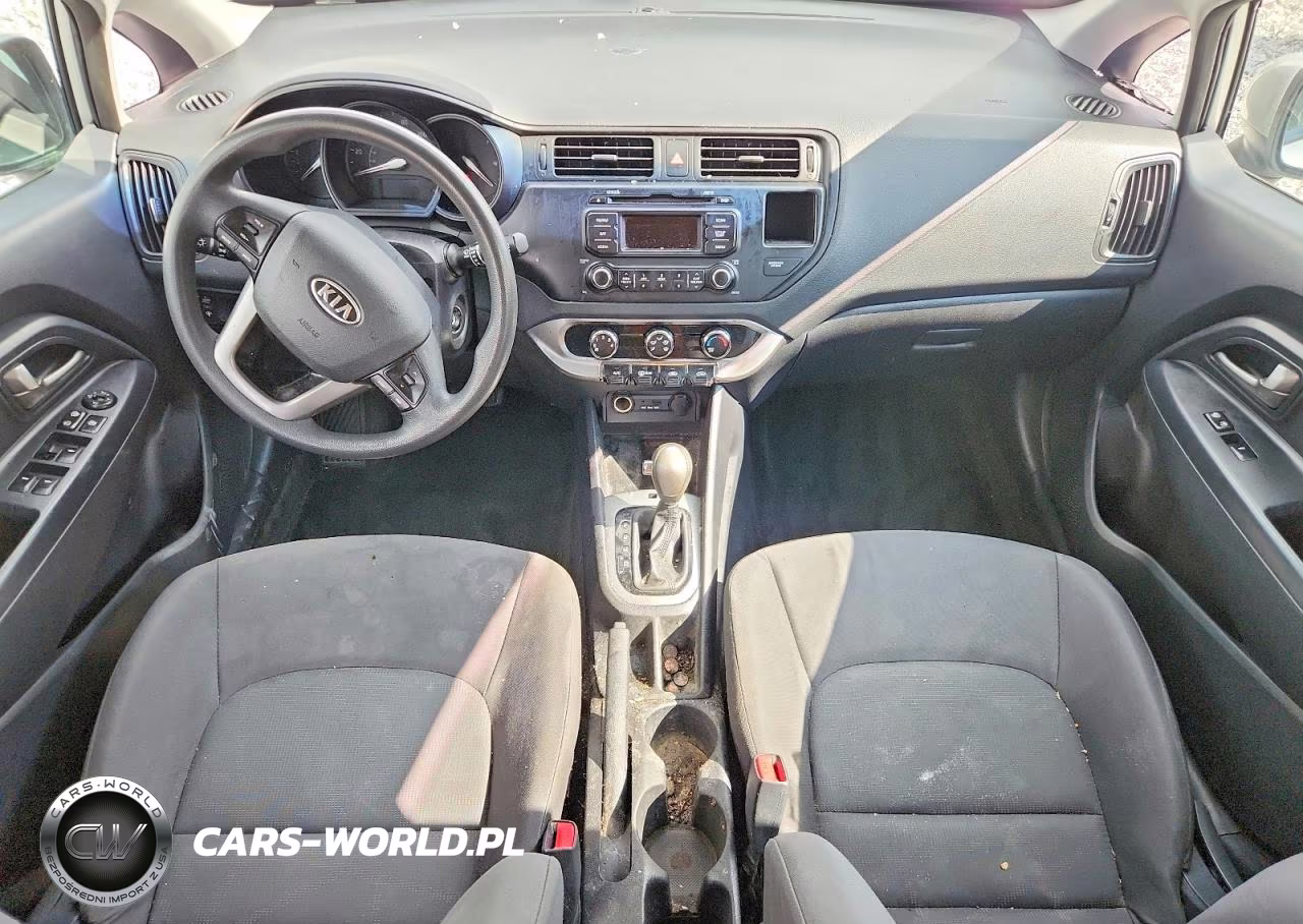 2012 Kia Rio Lx VIN:KNADM5A39C6015896 - 8