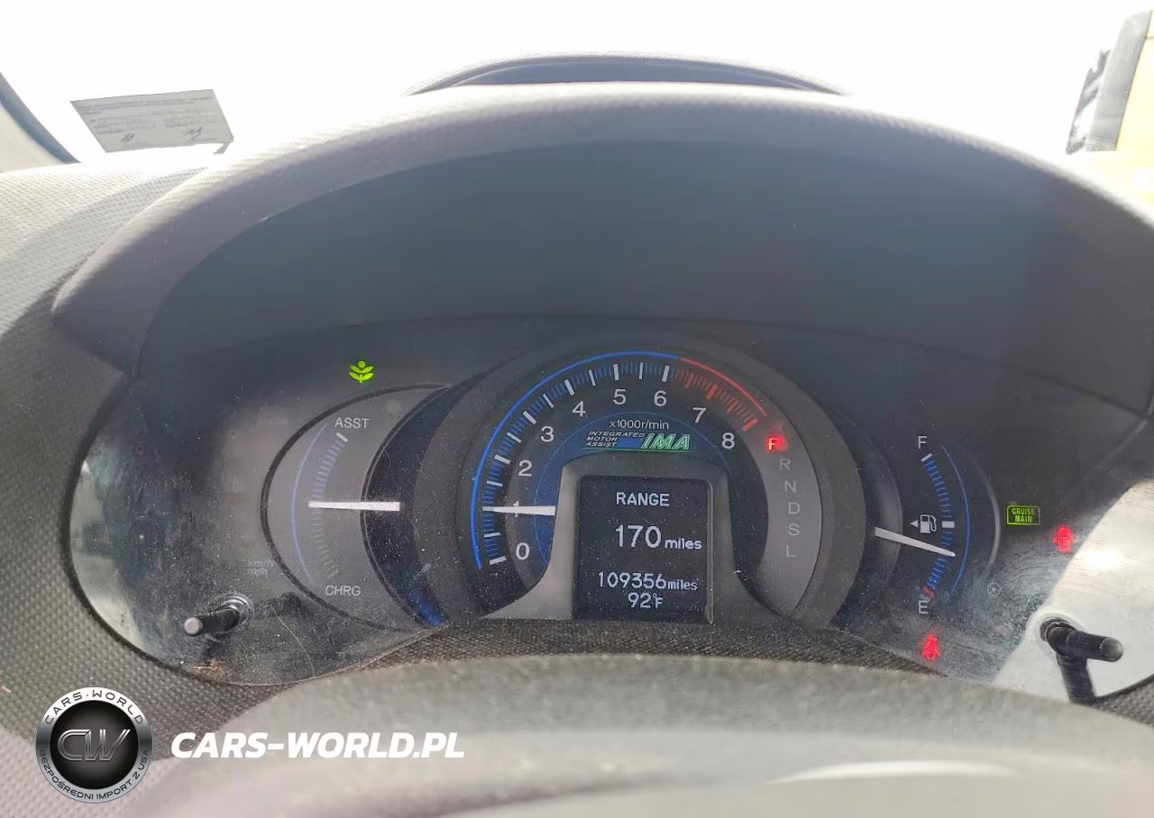 2014 Honda Insight Lx VIN:JHMZE2H56ES001880 - 9
