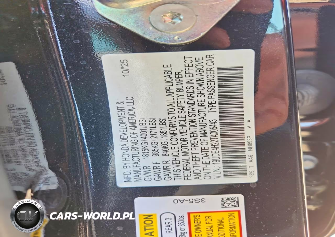 2026 Acura Integra VIN:19UDE4H22TA005443 - 12