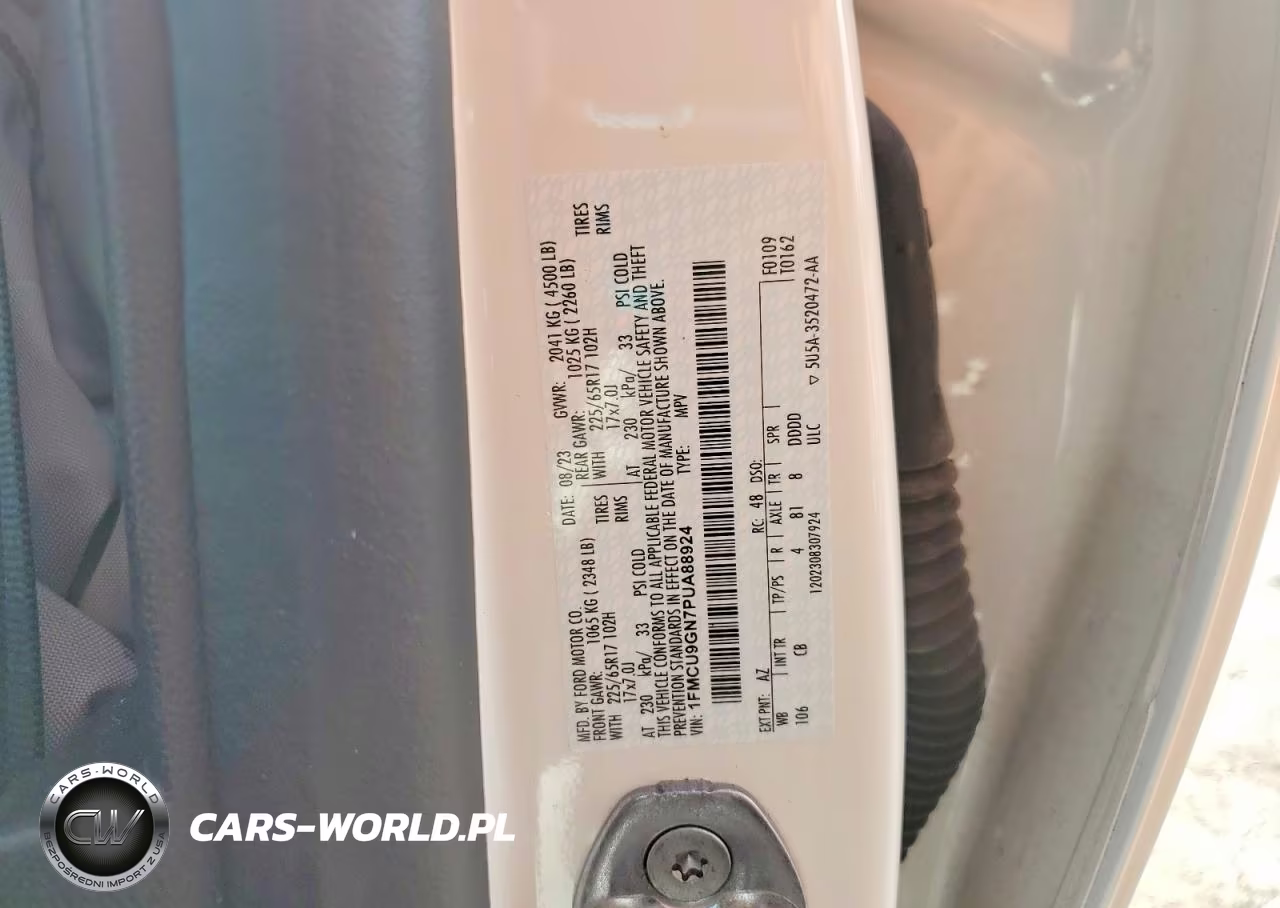 2023 Ford Escape Active VIN:1FMCU9GN7PUA88924 - 13