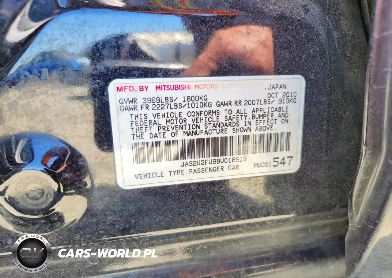 2011 Mitsubishi Lancer Es-Es Sport VIN:JA32U2FU9BU018915 - 13