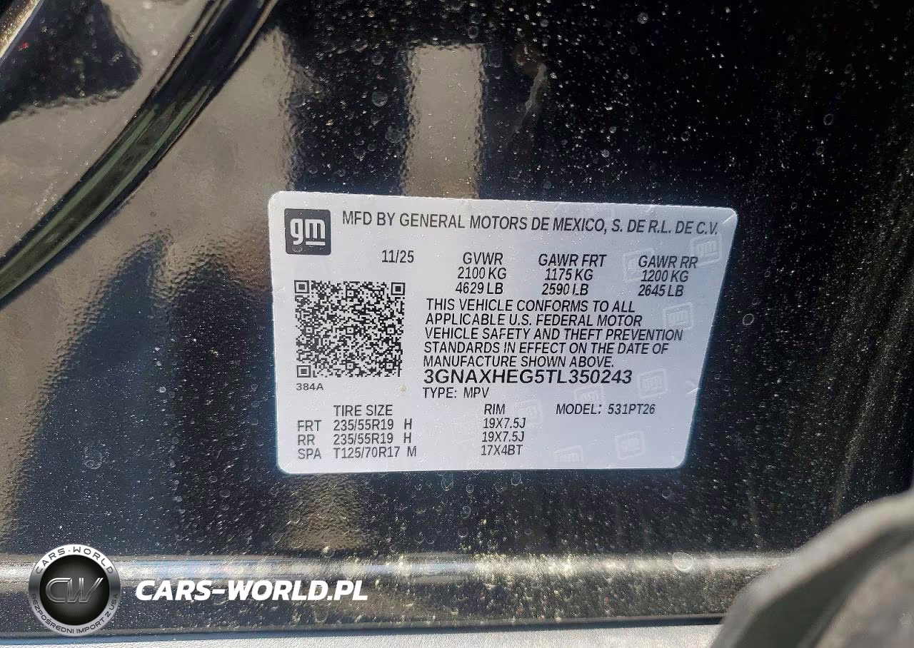 2026 Chevrolet Equinox Lt VIN:3GNAXHEG5TL350243 - 13