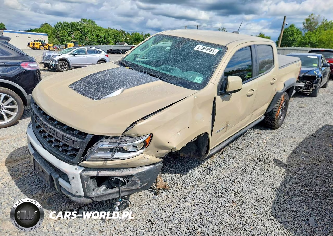 2022 Chevrolet Colorado Zr2 VIN:1GCGTEEN5N1102550 - 1
