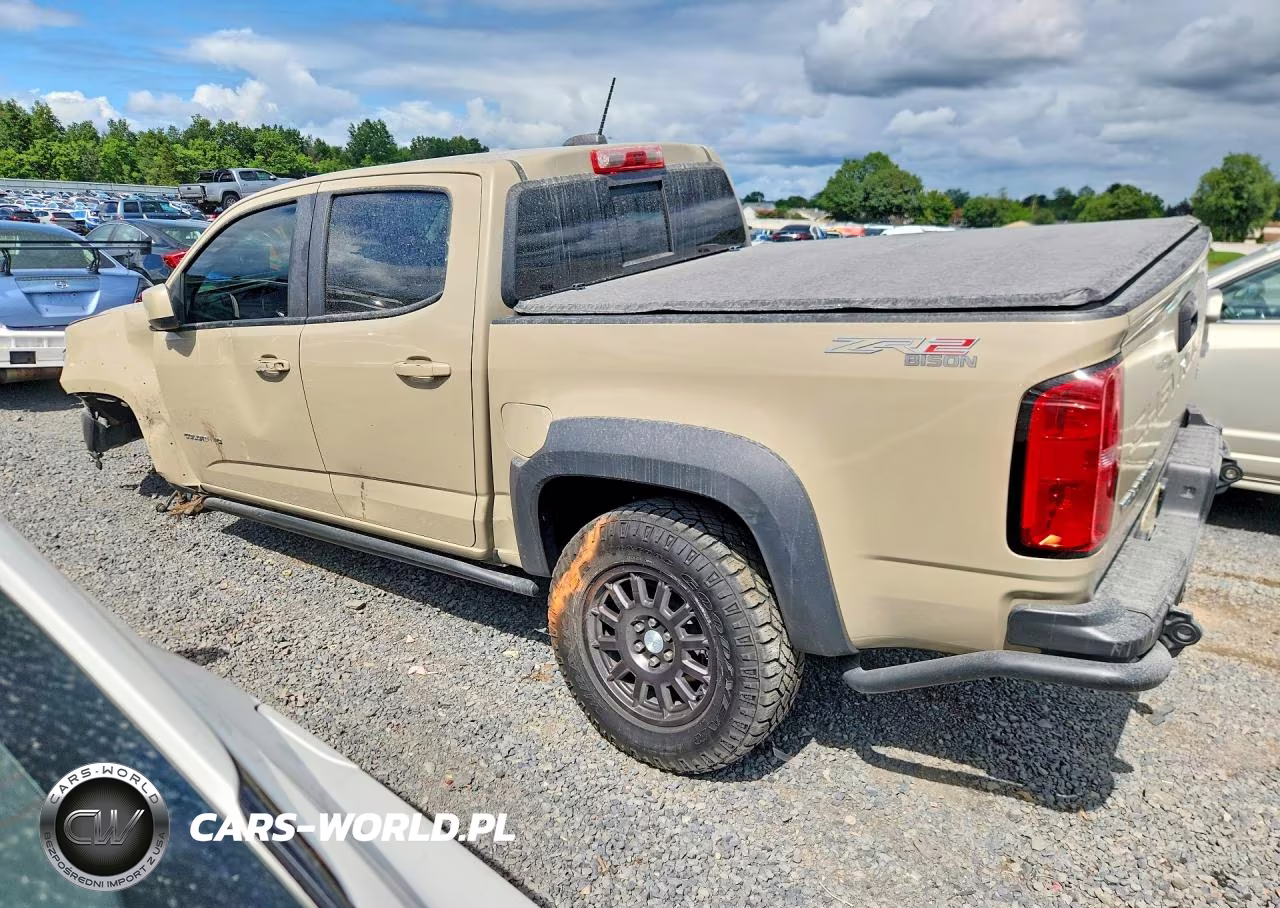 2022 Chevrolet Colorado Zr2 VIN:1GCGTEEN5N1102550 - 2