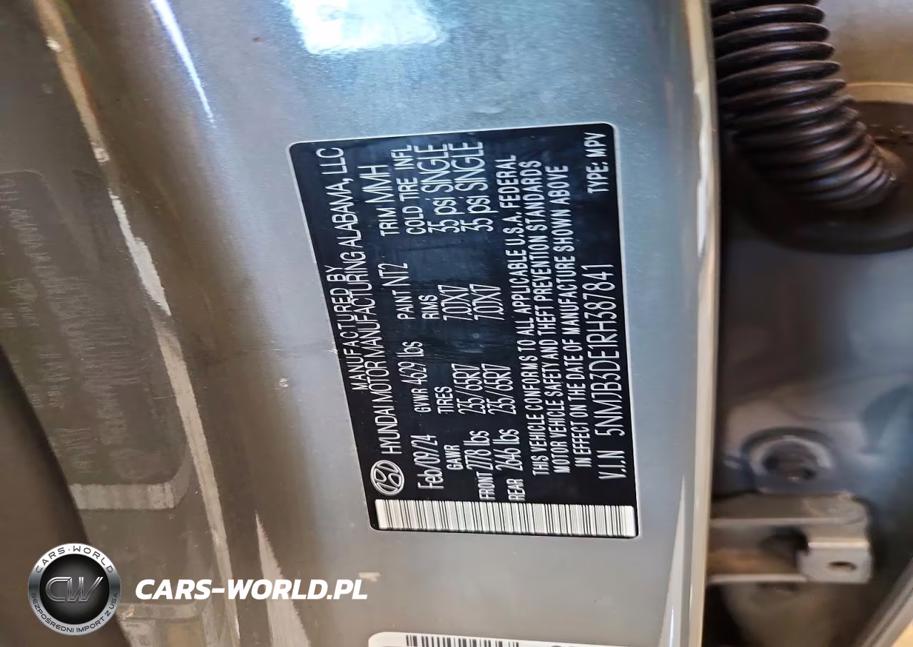 2024 Hyundai Tucson Sel VIN:5NMJB3DE1RH387841 - 13