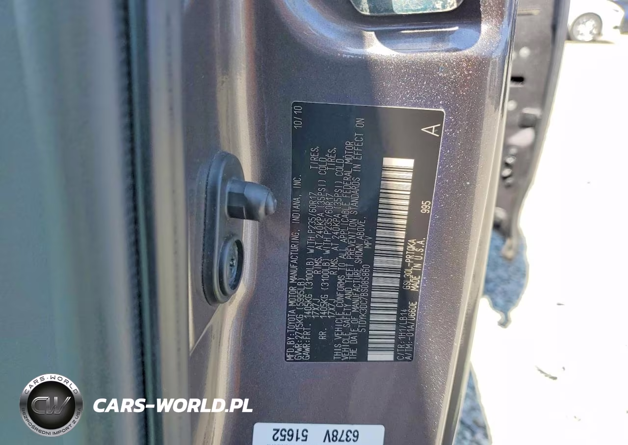 2011 Toyota Sienna Xle 8-Passenger VIN:5TDYK3DC7BS085860 - 13