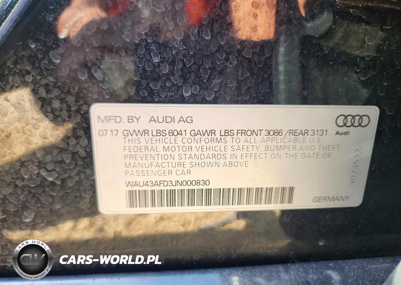 2018 Audi A8 L Quattro VIN:WAU43AFD3JN000830 - 12