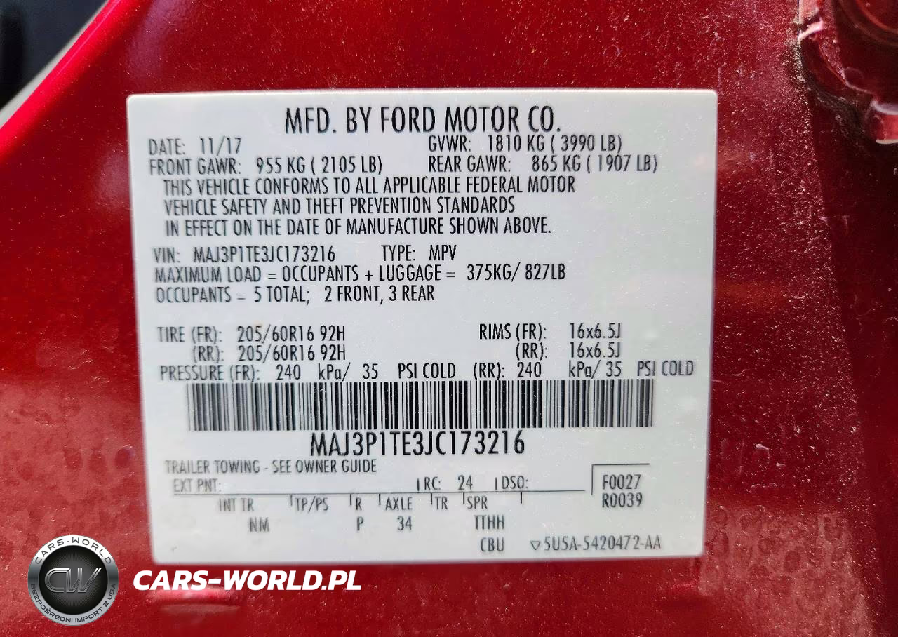 2018 Ford Ecosport Se VIN:MAJ3P1TE3JC173216 - 13