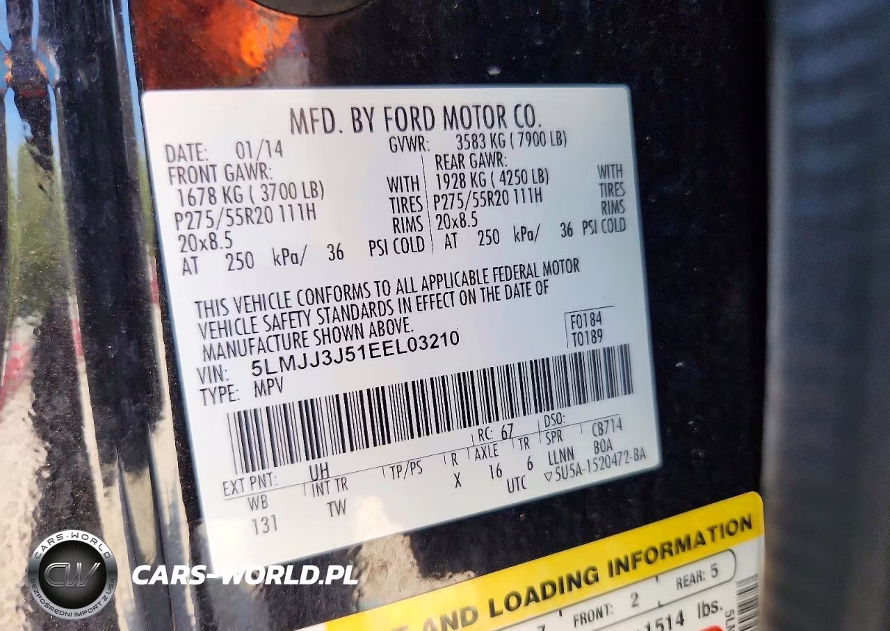 2014 Lincoln Navigator L VIN:5LMJJ3J51EEL03210 - 13
