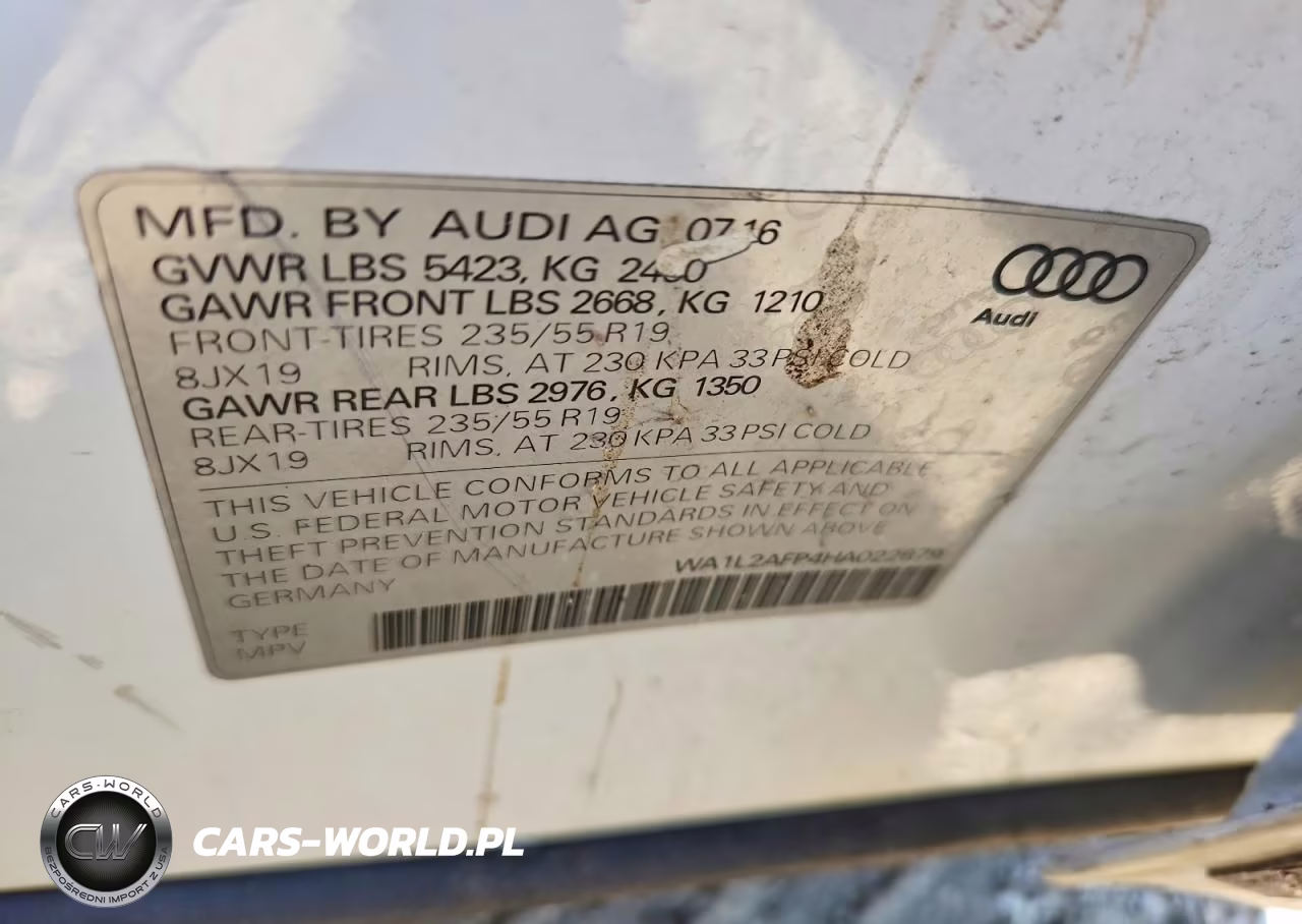 2017 Audi Q5 Premium Plus VIN:WA1L2AFP4HA022679 - 13