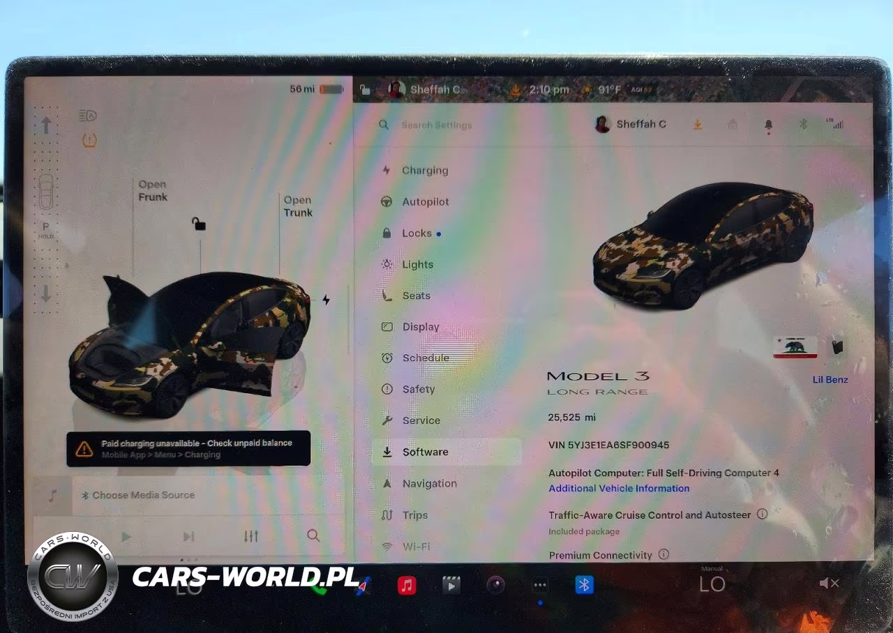 2025 Tesla Model 3 VIN:5YJ3E1EA6SF900945 - 9