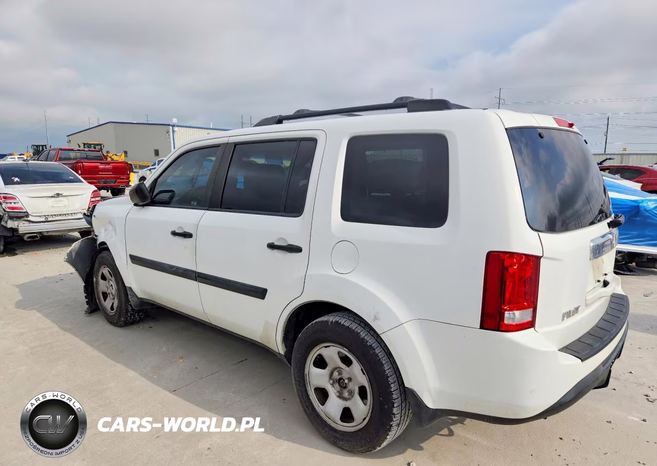 2012 Honda Pilot Lx VIN:5FNYF4H22CB037720 - 2