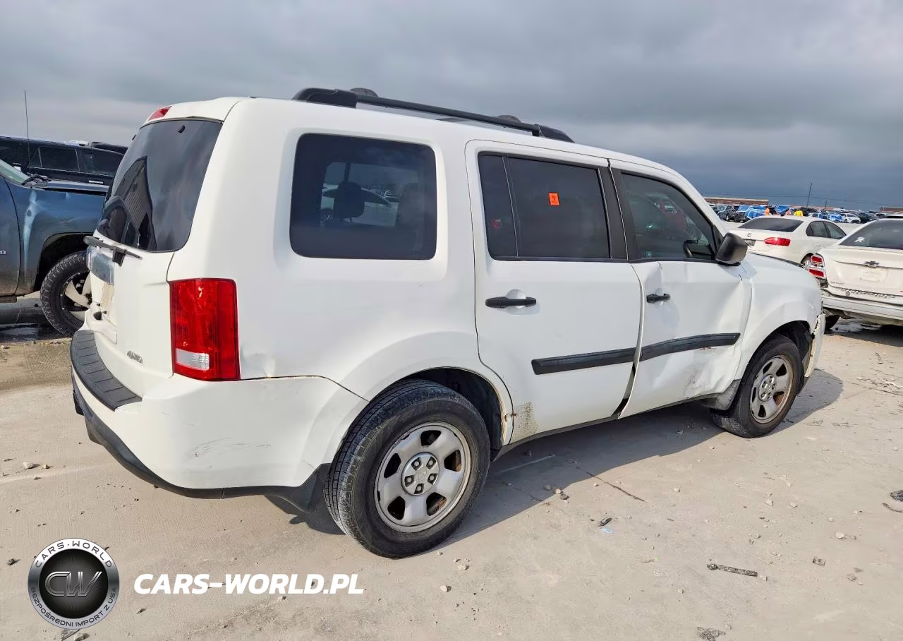 2012 Honda Pilot Lx VIN:5FNYF4H22CB037720 - 3