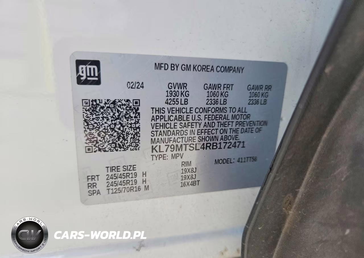 2024 Chevrolet Trailblazer Rs VIN:KL79MTSL4RB172471 - 12