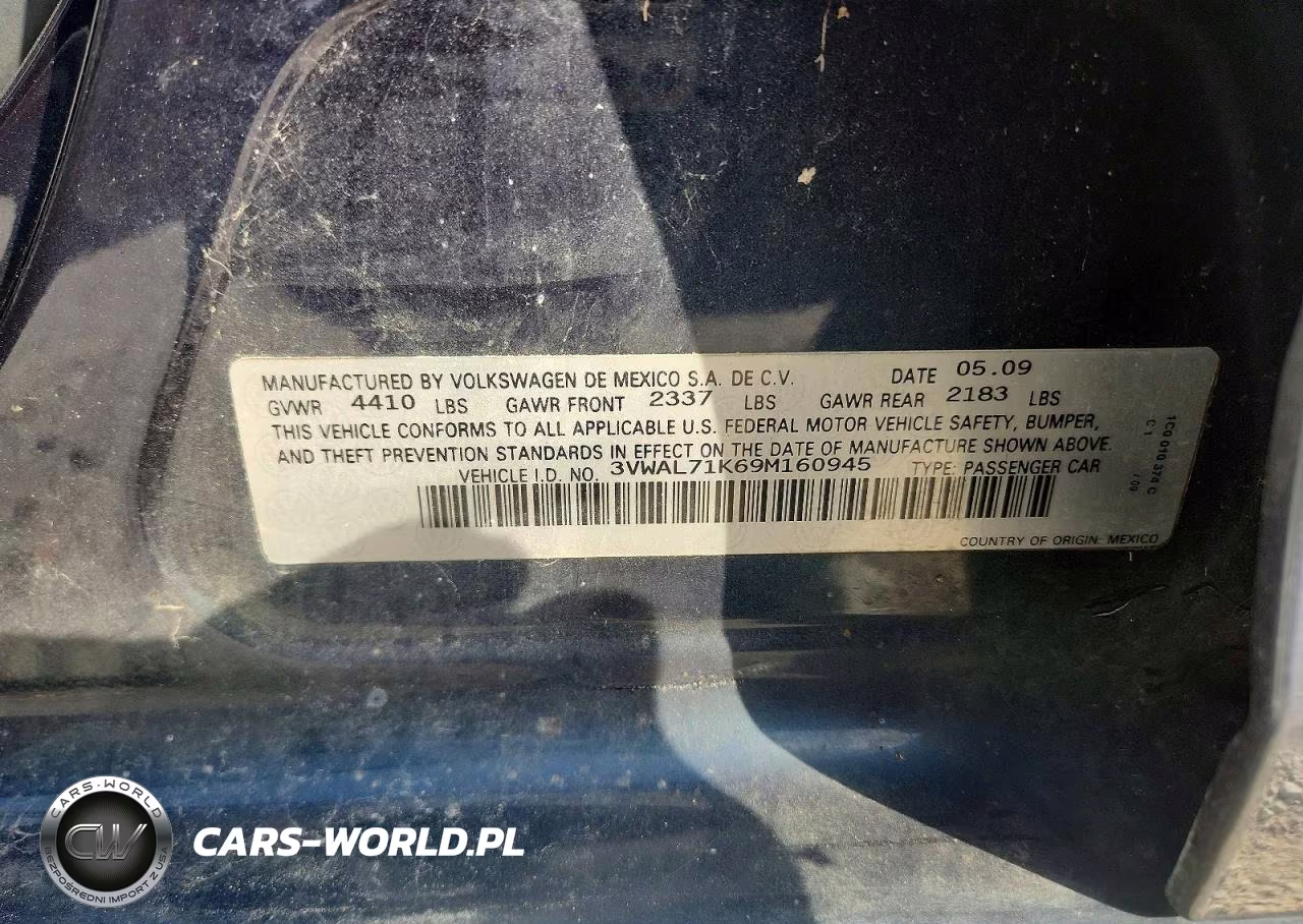 2009 Volkswagen Jetta Tdi VIN:3VWAL71K69M160945 - 12