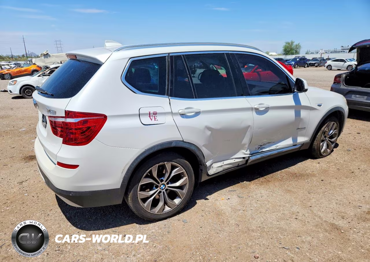 2017 BMW X3 Sdrive28I VIN:5UXWZ7C54H0V86311 - 3