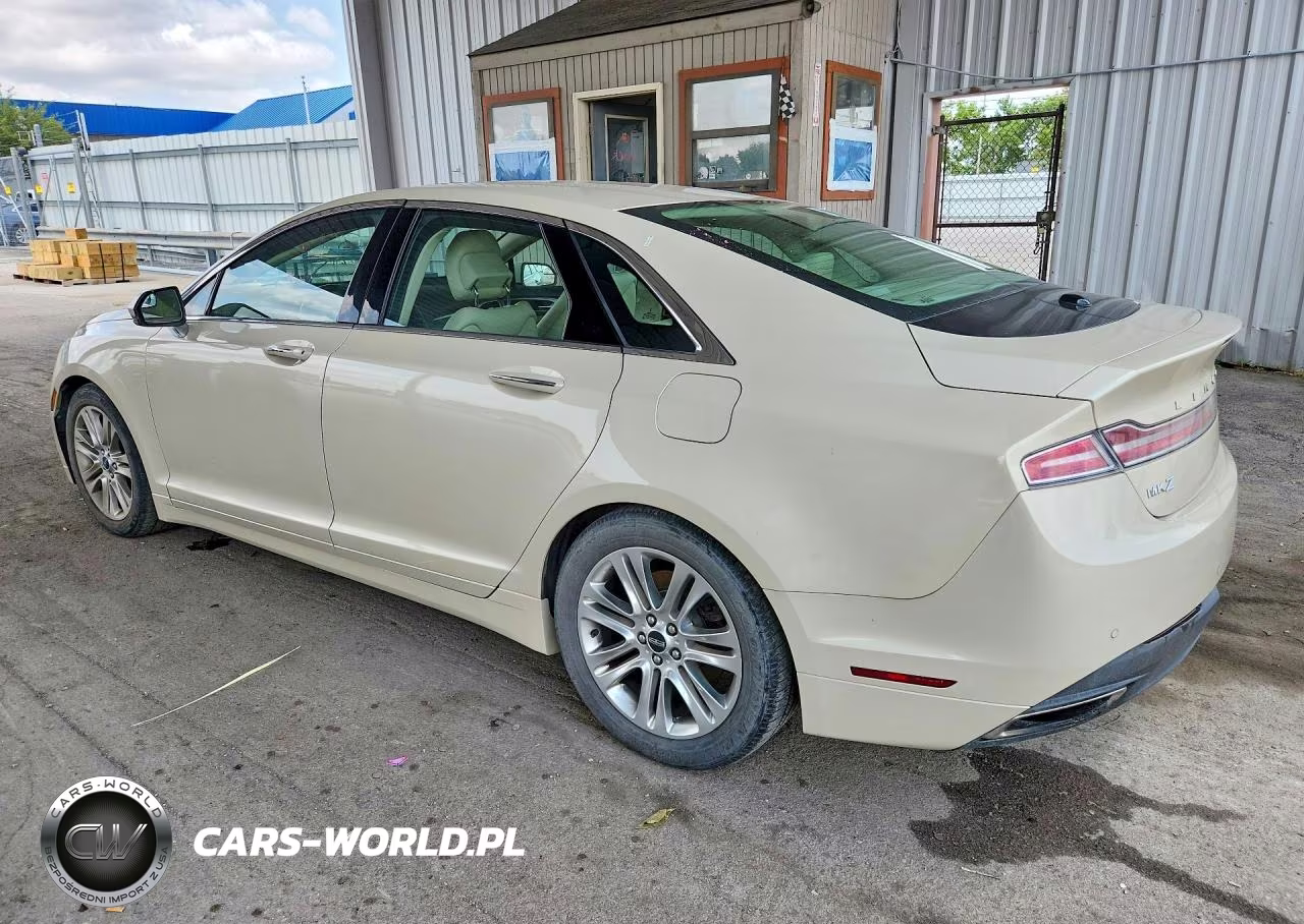 2014 Lincoln Mkz Reserve VIN:3LN6L2G95ER808817 - 2