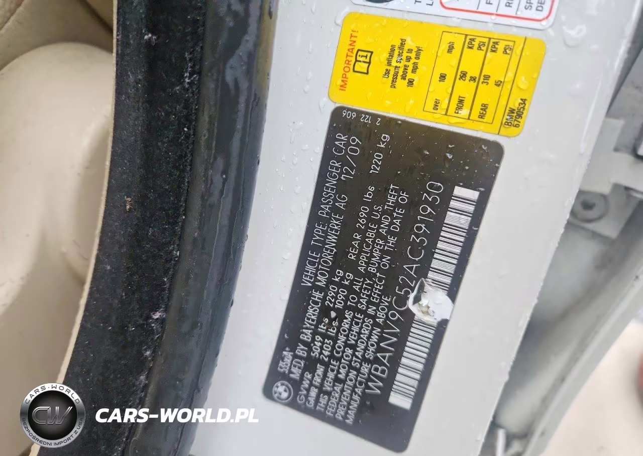 2010 BMW 535 Xi VIN:WBANV9C52AC391930 - 12