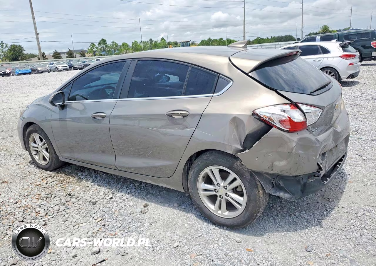 2017 Chevrolet Cruze Lt VIN:3G1BE6SM9HS592508 - 2