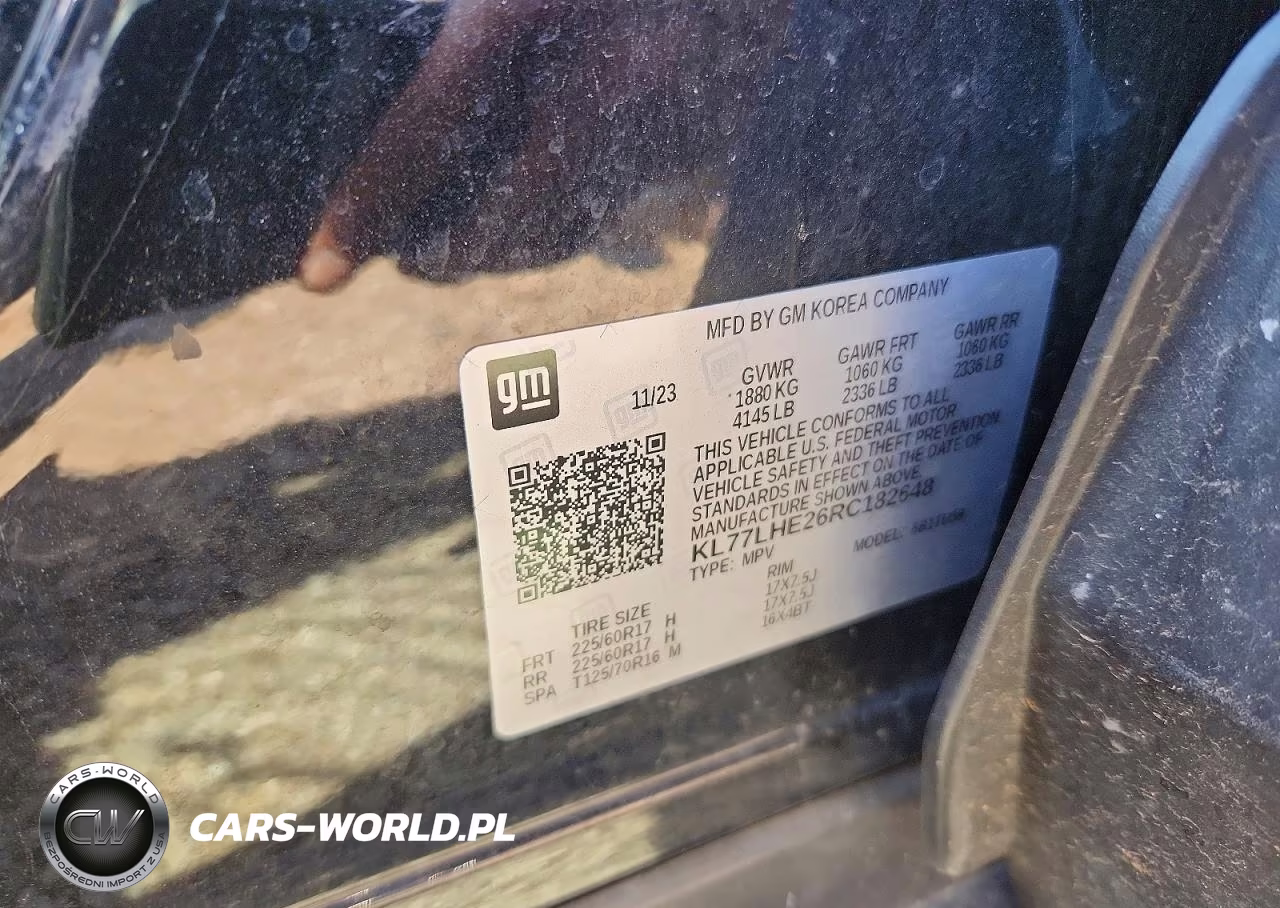 2024 Chevrolet Trax VIN:KL77LHE26RC182648 - 12