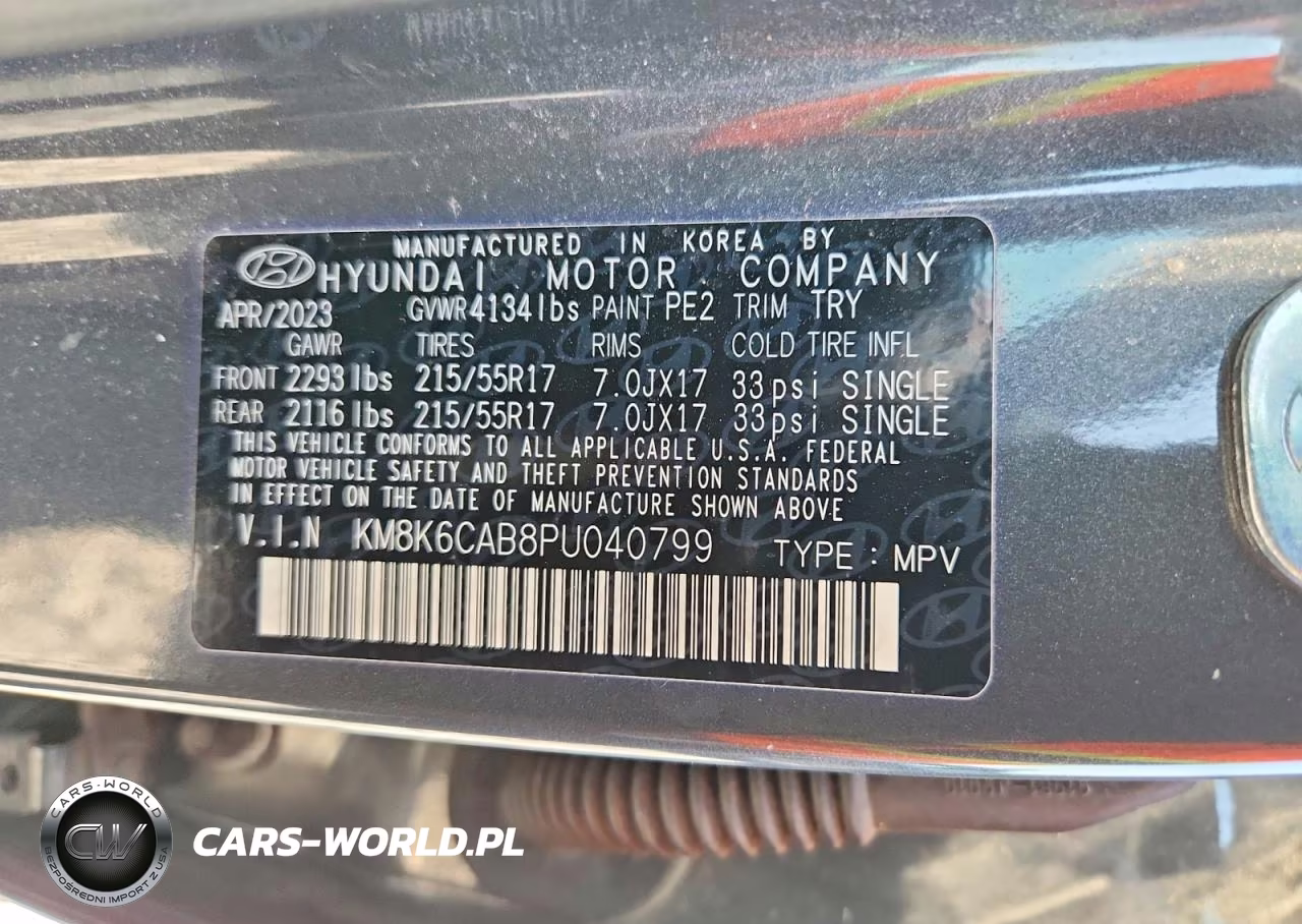 2023 Hyundai Kona Sel VIN:KM8K6CAB8PU040799 - 12