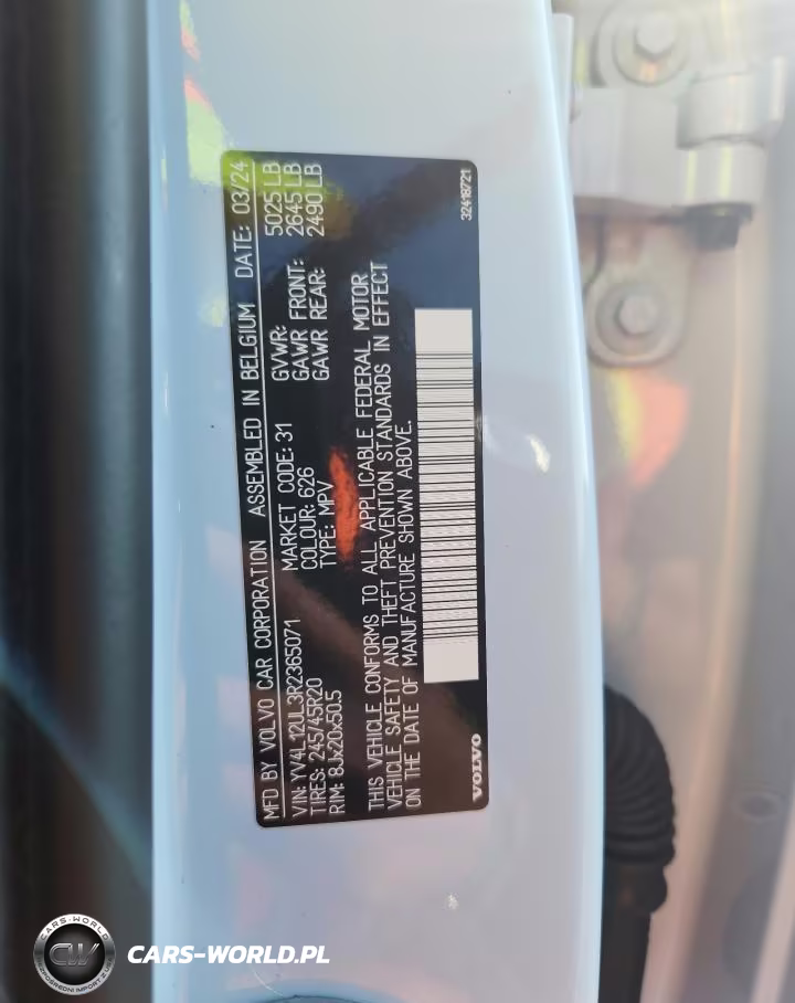 2024 Volvo Xc40 Plus VIN:YV4L12UL3R2365071 - 13