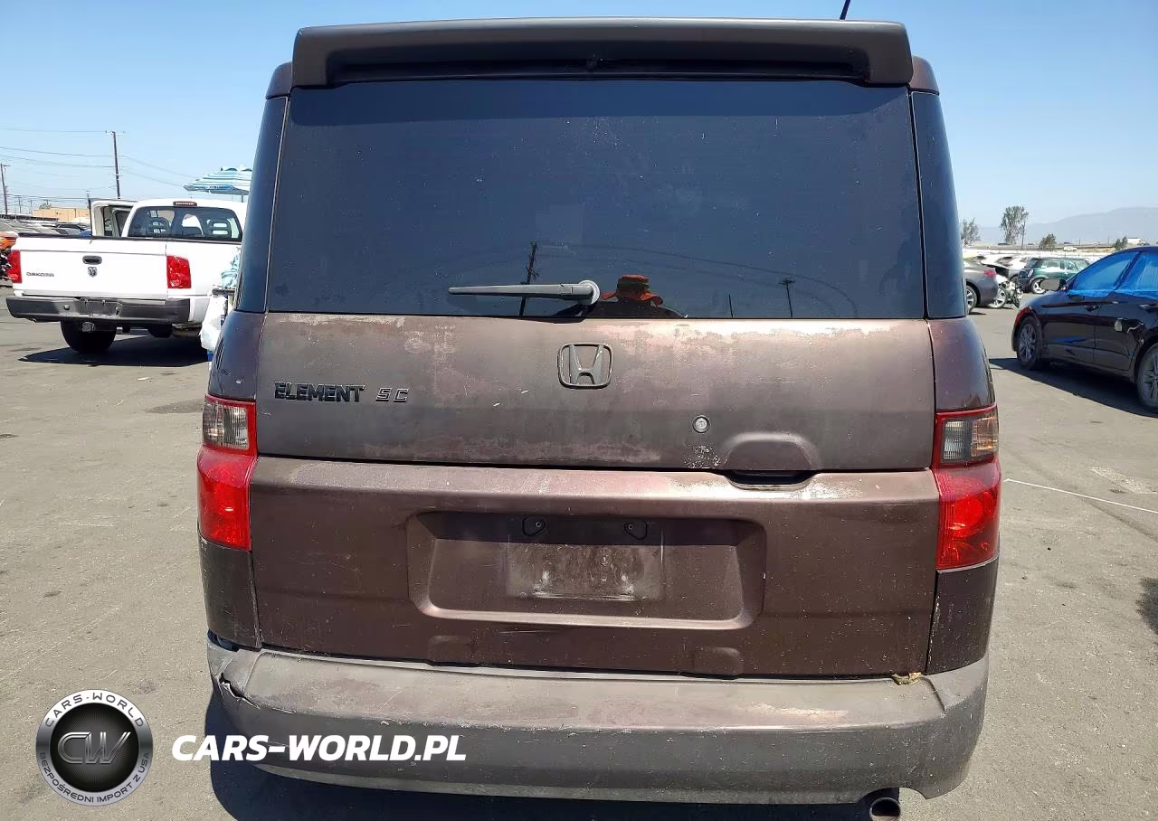 2007 Honda Element Sc VIN:5J6YH18917L009362 - 6