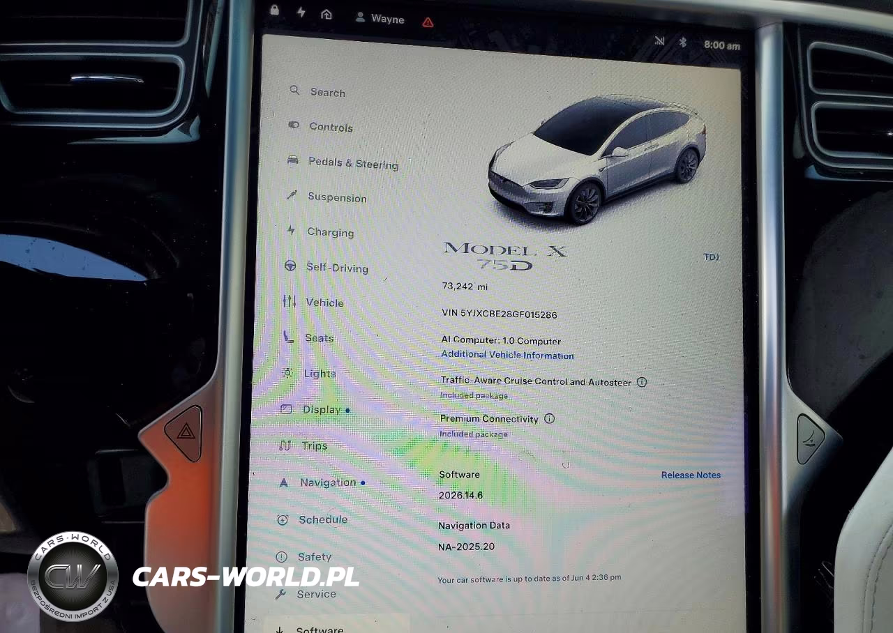 2016 Tesla Model X VIN:5YJXCBE28GF015286 - 9