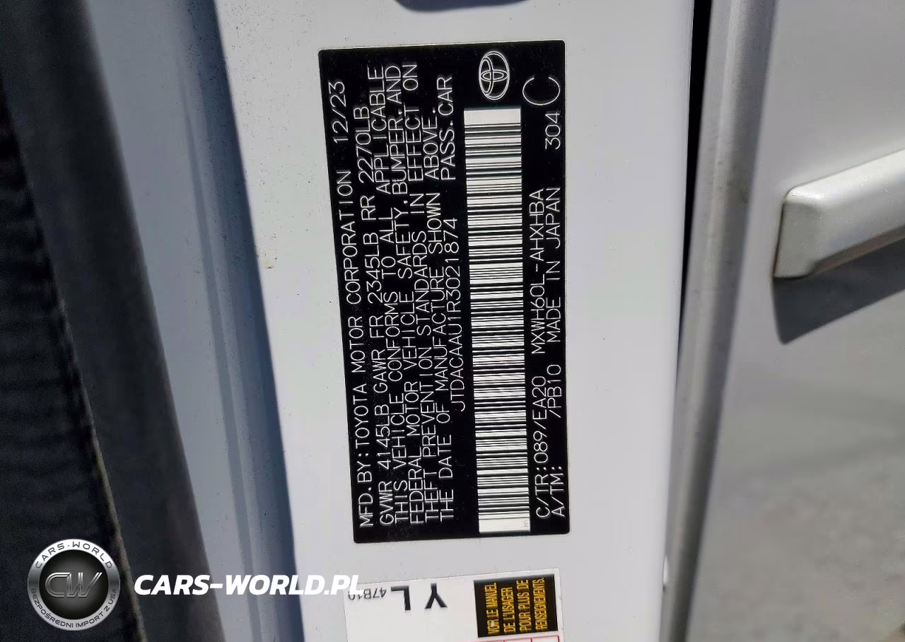 2024 Toyota Prius Limited VIN:JTDACAAU1R3021874 - 12