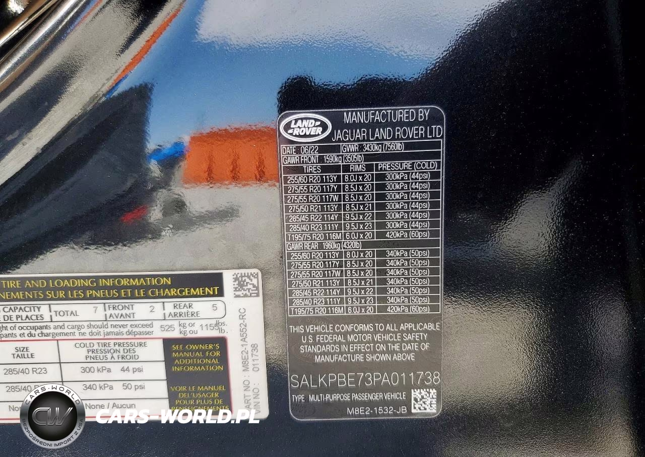 2023 Land Rover Range Rover Se VIN:SALKPBE73PA011738 - 13