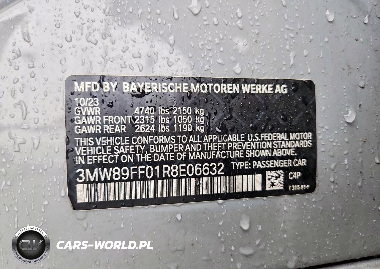 2024 BMW 330Xi VIN:3MW89FF01R8E06632 - 12