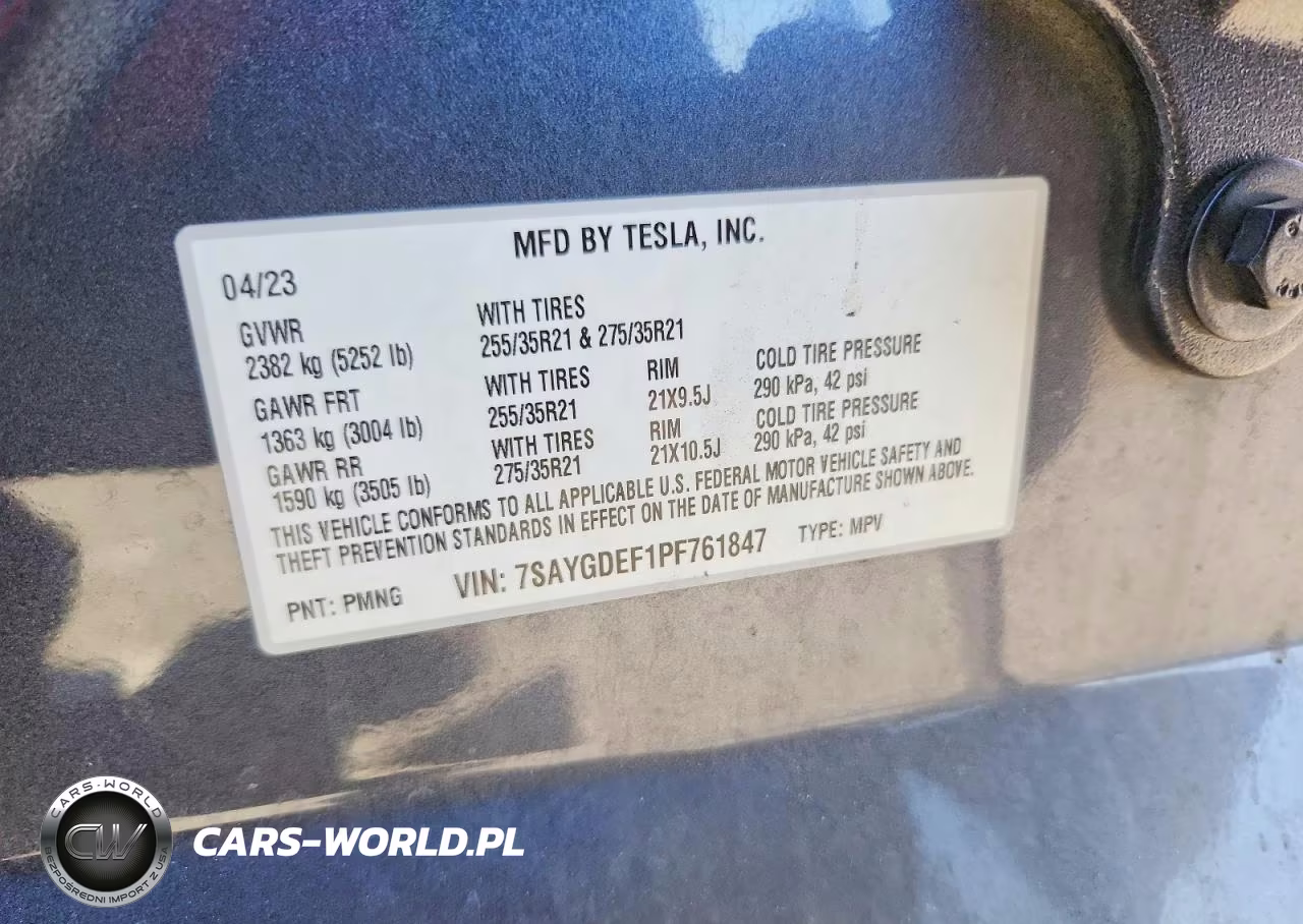 2023 Tesla Model Y VIN:7SAYGDEF1PF761847 - 12