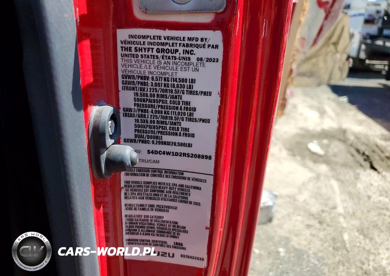 2024 Isuzu Npr Hd Box Truck VIN:54DC4W1D2RS208898 - 13