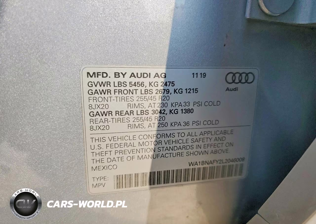 2020 Audi Q5 Premium Plus VIN:WA1BNAFY2L2046008 - 13