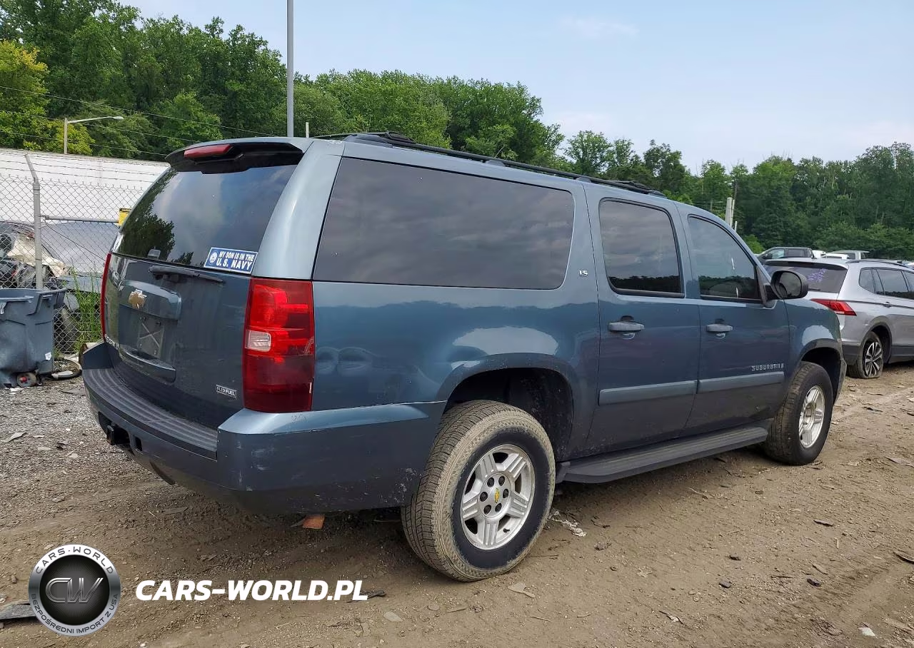 2008 Chevrolet Suburban K1500 Ls VIN:1GNFK163X8J246000 - 3