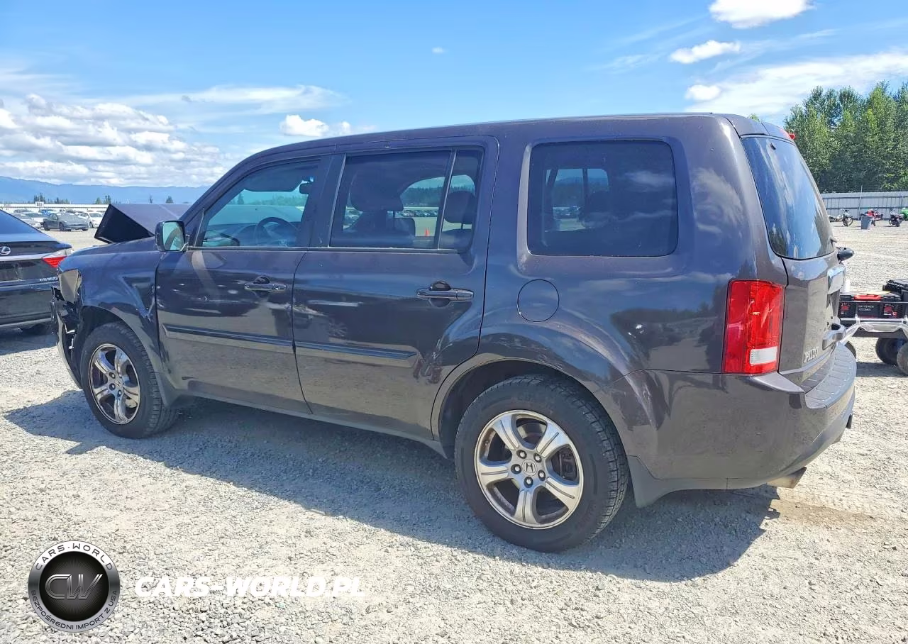 2012 Honda Pilot Exl VIN:5FNYF4H50CB025222 - 2