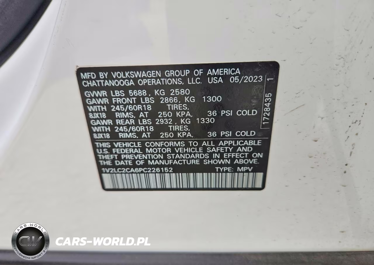 2023 Volkswagen Atlas Cross Sport Se VIN:1V2LC2CA6PC226152 - 14