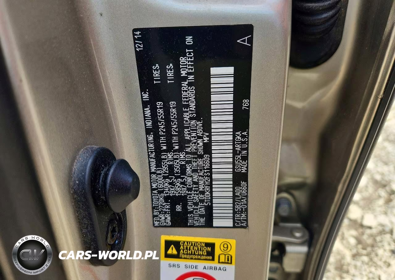 2015 Toyota Highlander Limited VIN:5TDDKRFH2FS116609 - 13