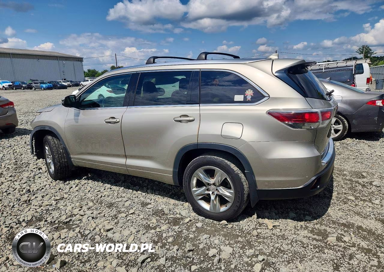 2015 Toyota Highlander Limited VIN:5TDDKRFH2FS116609 - 2