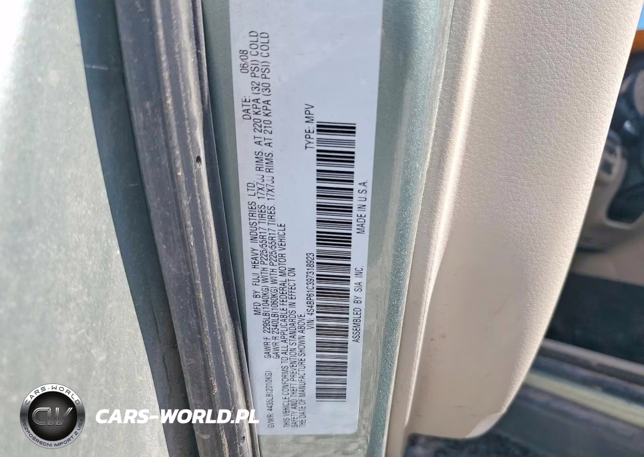 2009 Subaru Outback VIN:4S4BP61C397318923 - 13