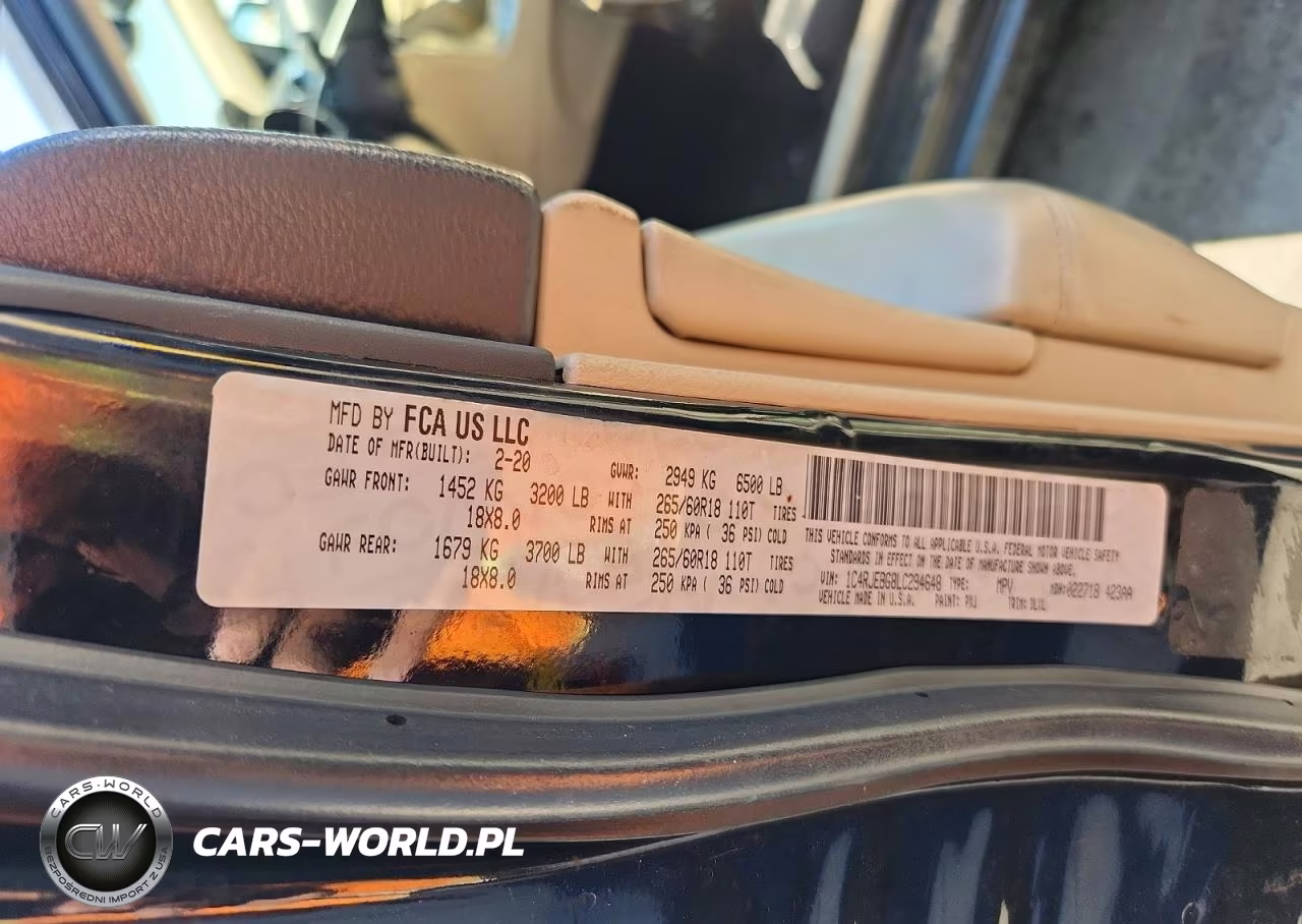 2020 Jeep Grand Cherokee Limited VIN:1C4RJEBG8LC294648 - 13