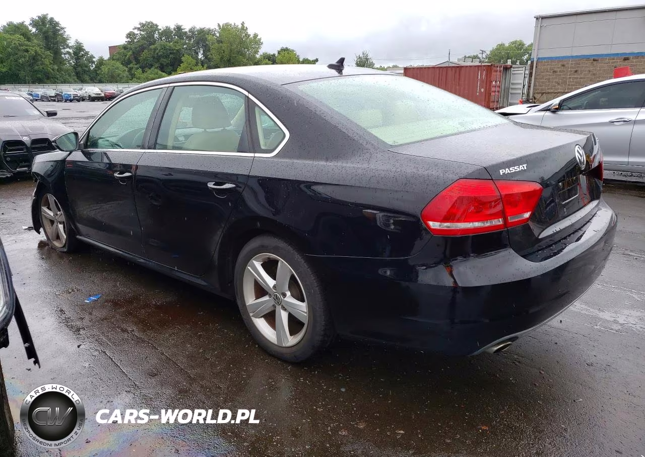2012 Volkswagen Passat Se VIN:1VWBP7A31CC074209 - 2