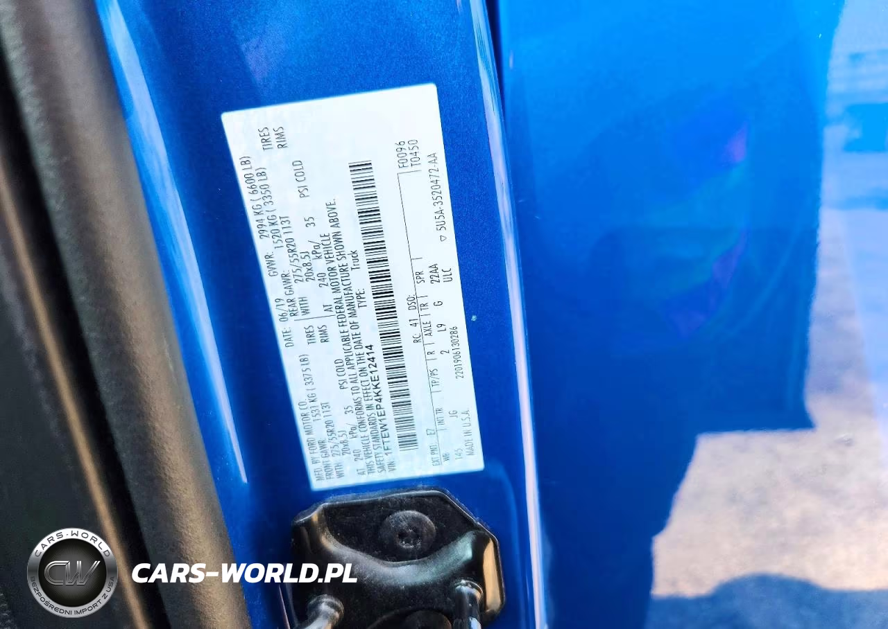 2019 Ford F150 Supercrew VIN:1FTEW1EP4KKE12414 - 12