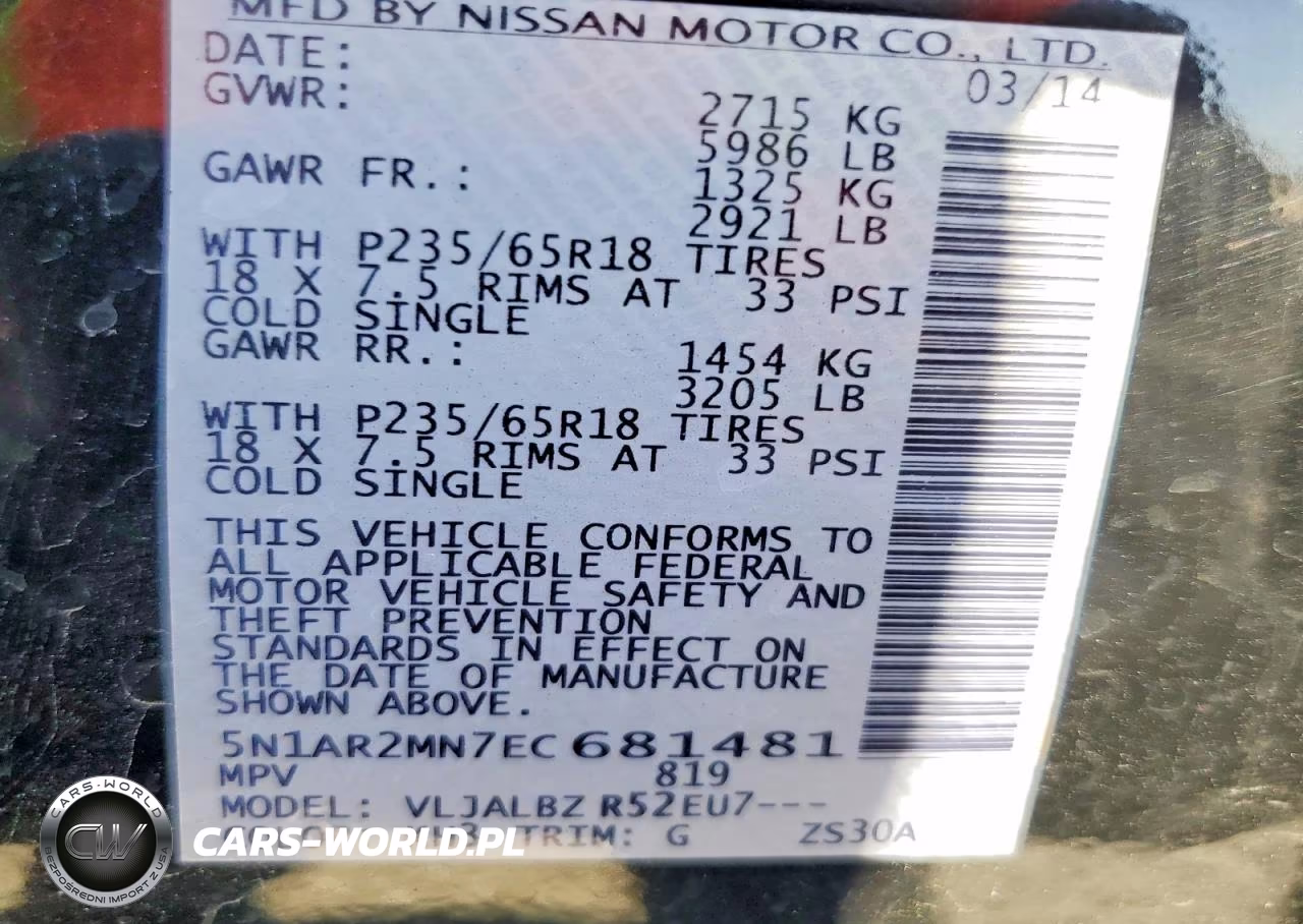 2014 Nissan Pathfinder S VIN:5N1AR2MN7EC681481 - 13
